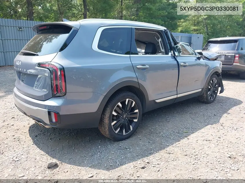 2023 Kia Telluride Sx Prestige VIN: 5XYP5DGC3PG330081 Lot: 45623532