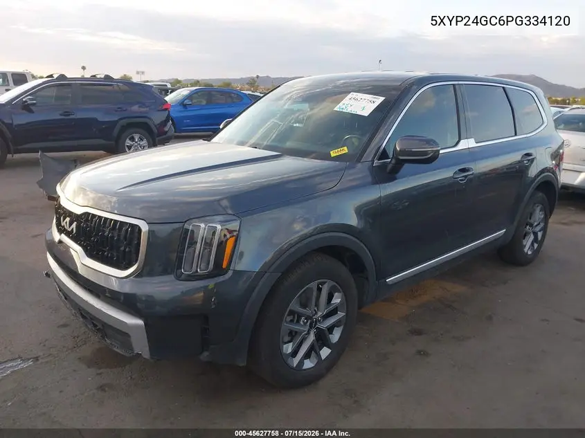 2023 Kia Telluride Lx VIN: 5XYP24GC6PG334120 Lot: 45627758