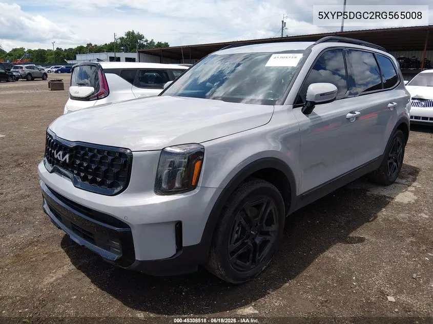 2024 Kia Telluride Sx X-Line VIN: 5XYP5DGC2RG565008 Lot: 45308518