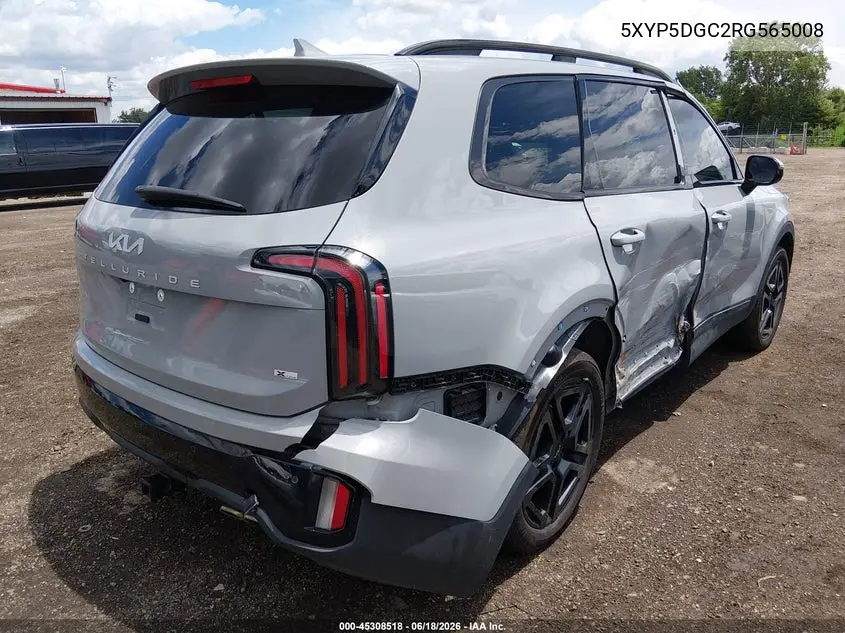 2024 Kia Telluride Sx X-Line VIN: 5XYP5DGC2RG565008 Lot: 45308518