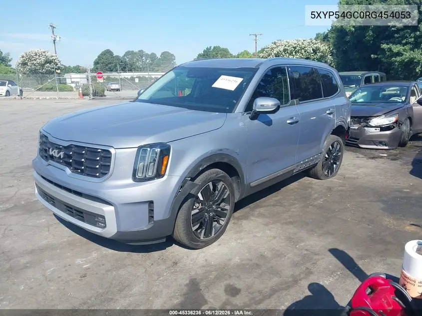 2024 Kia Telluride Sx VIN: 5XYP54GC0RG454053 Lot: 45336236