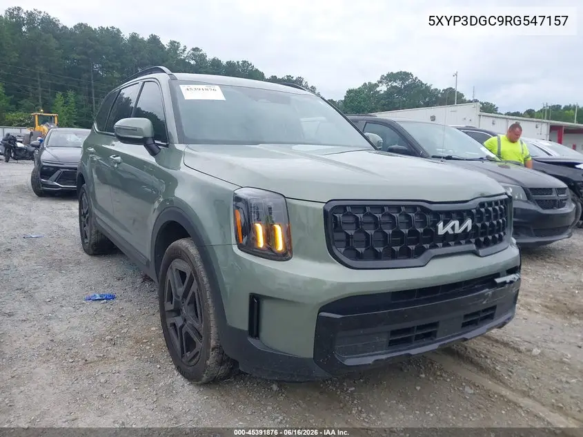 2024 Kia Telluride Ex X-Line VIN: 5XYP3DGC9RG547157 Lot: 45391876