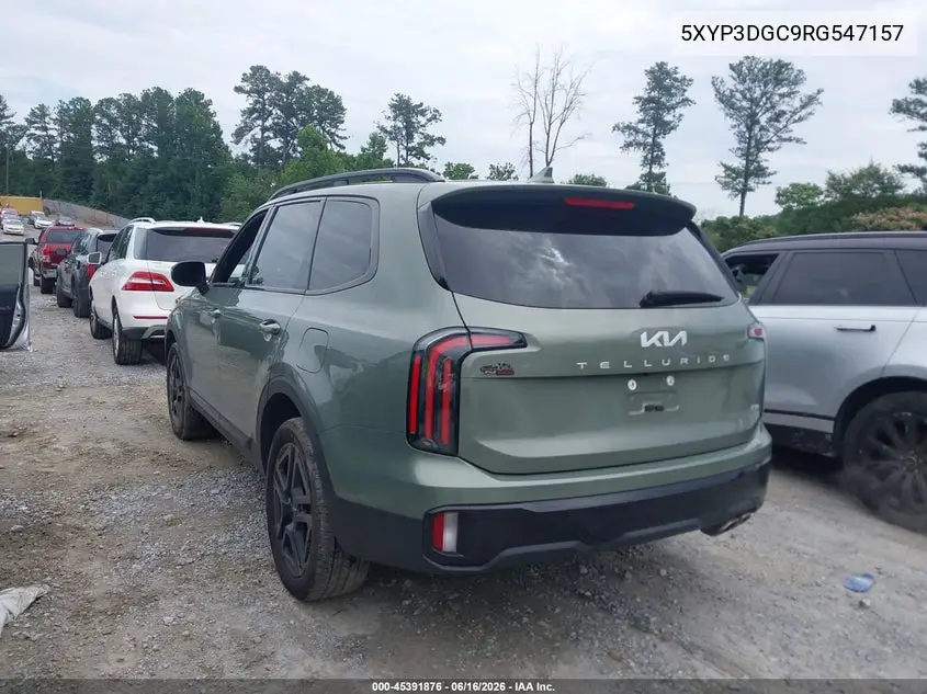2024 Kia Telluride Ex X-Line VIN: 5XYP3DGC9RG547157 Lot: 45391876