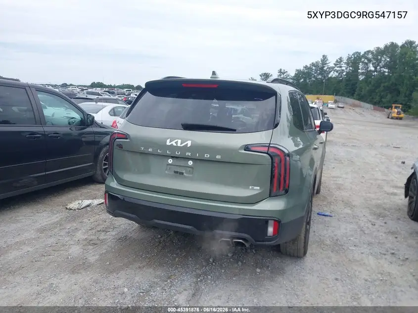 2024 Kia Telluride Ex X-Line VIN: 5XYP3DGC9RG547157 Lot: 45391876