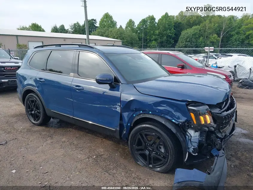 2024 Kia Telluride Ex X-Line VIN: 5XYP3DGC5RG544921 Lot: 45443360