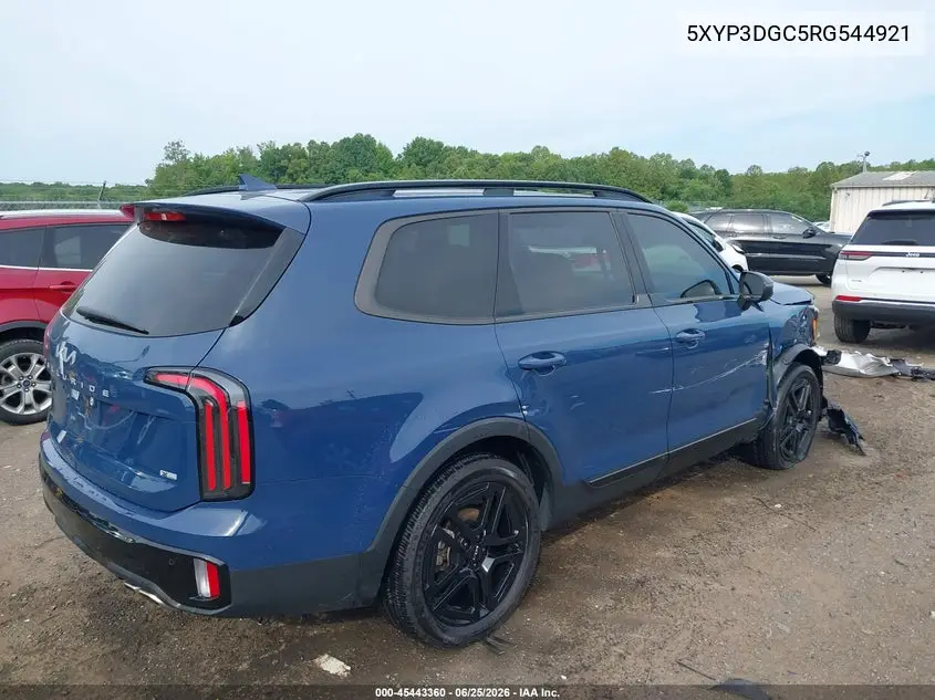 2024 Kia Telluride Ex X-Line VIN: 5XYP3DGC5RG544921 Lot: 45443360