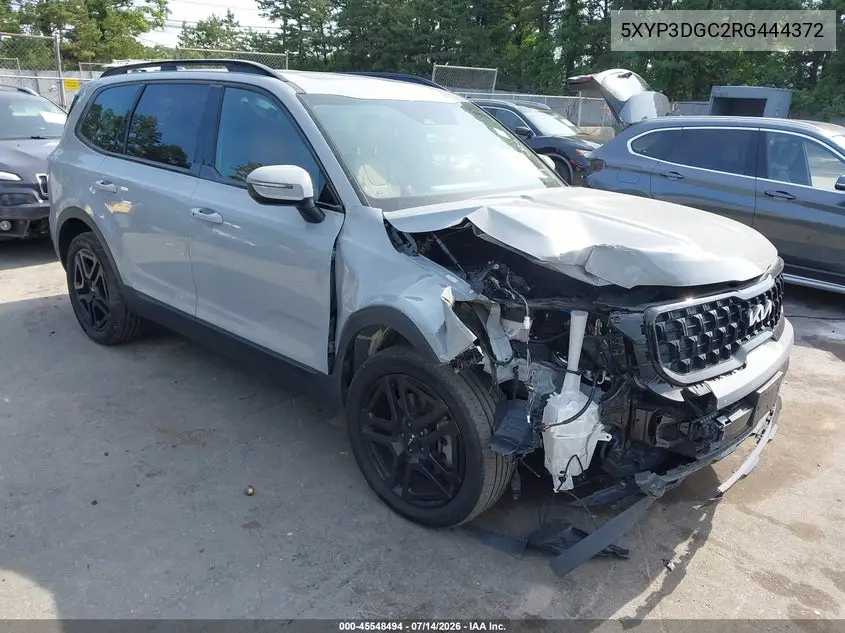 2024 Kia Telluride Ex X-Line VIN: 5XYP3DGC2RG444372 Lot: 45548494