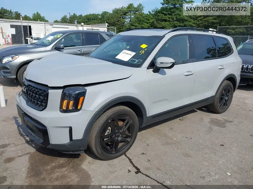 2024 Kia Telluride Ex X-Line VIN: 5XYP3DGC2RG444372 Lot: 45548494