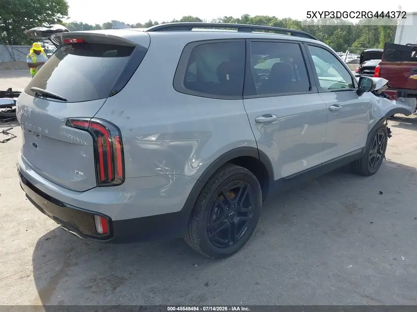 2024 Kia Telluride Ex X-Line VIN: 5XYP3DGC2RG444372 Lot: 45548494