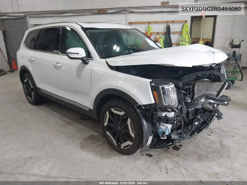 2024 Kia Telluride Ex VIN: 5XYP3DGC2RG495080 Lot: 45553426