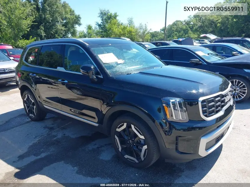 2024 Kia Telluride S VIN: 5XYP6DGC1RG559911 Lot: 45555559