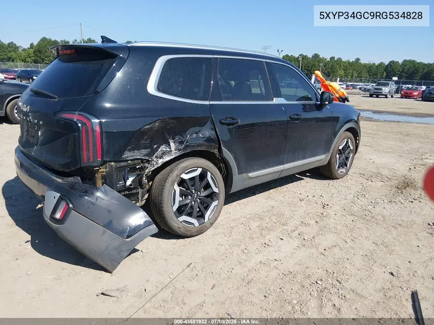 2024 Kia Telluride Ex VIN: 5XYP34GC9RG534828 Lot: 45581932