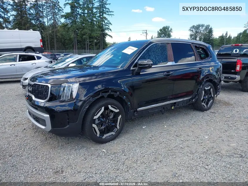 2024 Kia Telluride Ex VIN: 5XYP3DGC8RG485850 Lot: 45594540