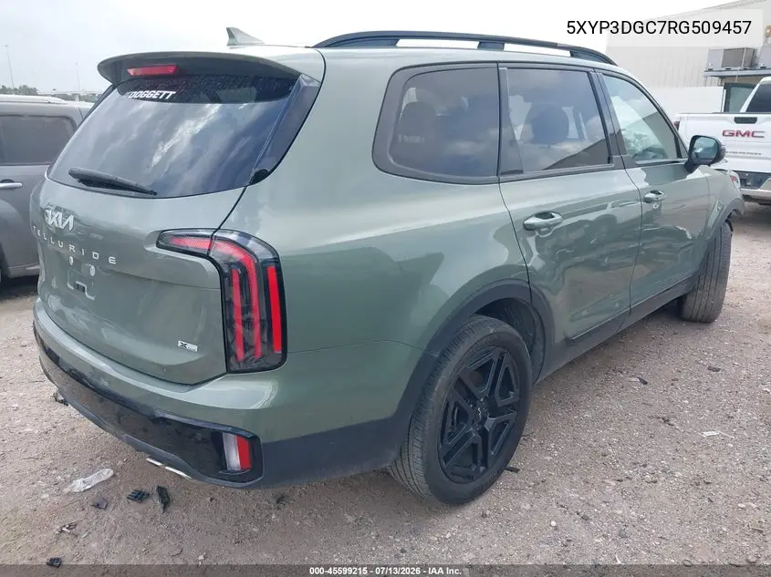 2024 Kia Telluride Ex X-Line VIN: 5XYP3DGC7RG509457 Lot: 45599215