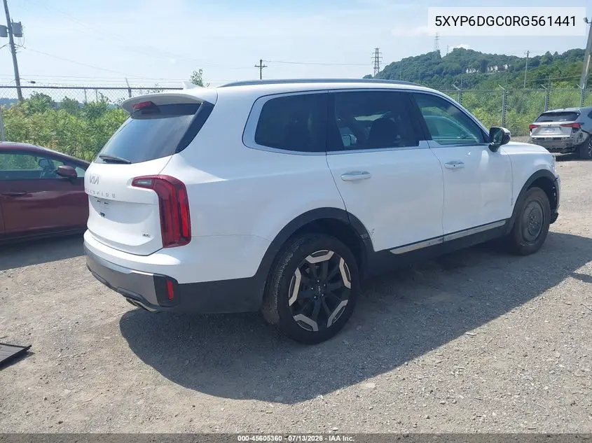 2024 Kia Telluride S VIN: 5XYP6DGC0RG561441 Lot: 45605360