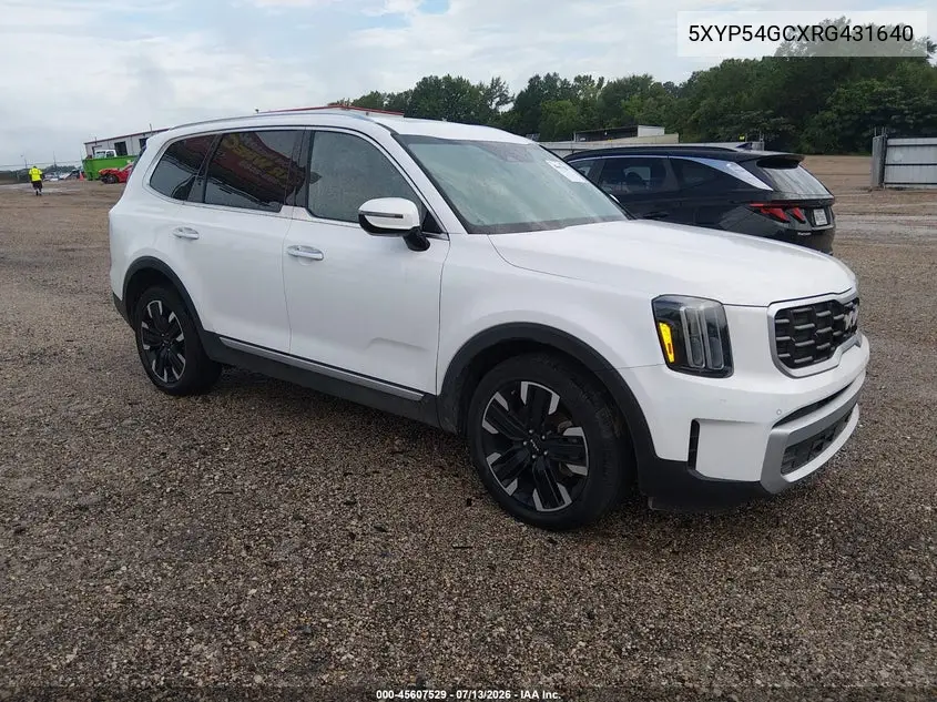 2024 Kia Telluride Sx VIN: 5XYP54GCXRG431640 Lot: 45607529