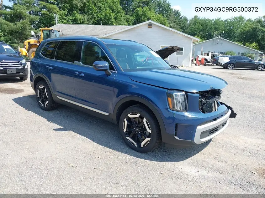 2024 Kia Telluride Ex VIN: 5XYP34GC9RG500372 Lot: 45612141
