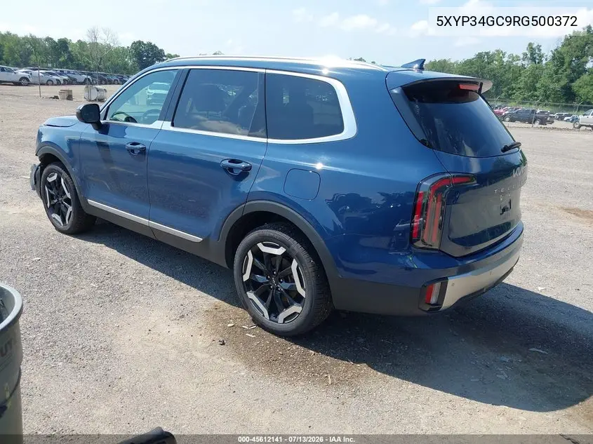 2024 Kia Telluride Ex VIN: 5XYP34GC9RG500372 Lot: 45612141
