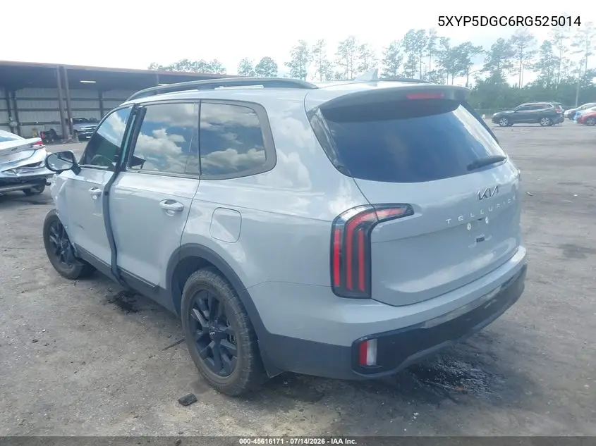 2024 Kia Telluride Sx X-Pro VIN: 5XYP5DGC6RG525014 Lot: 45616171