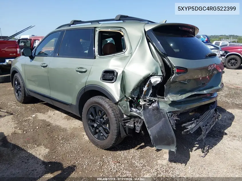 2024 Kia Telluride Sx Prestige X-Pro VIN: 5XYP5DGC4RG522399 Lot: 45672110