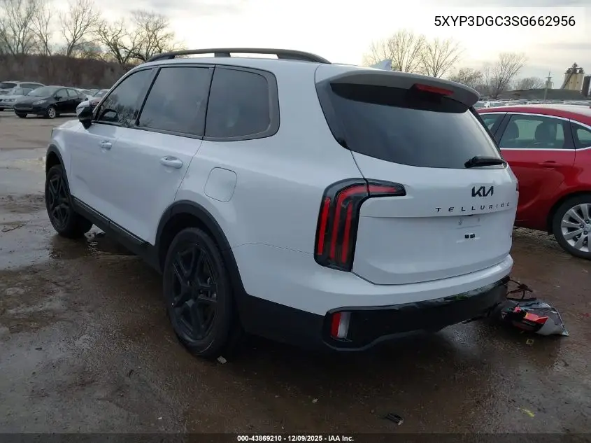 5XYP3DGC3SG662956 2025 Kia Telluride Ex X-Line