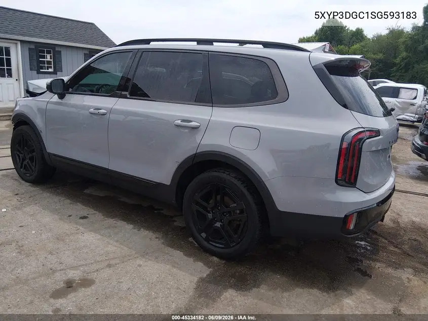 2025 Kia Telluride Ex X-Line VIN: 5XYP3DGC1SG593183 Lot: 45334182