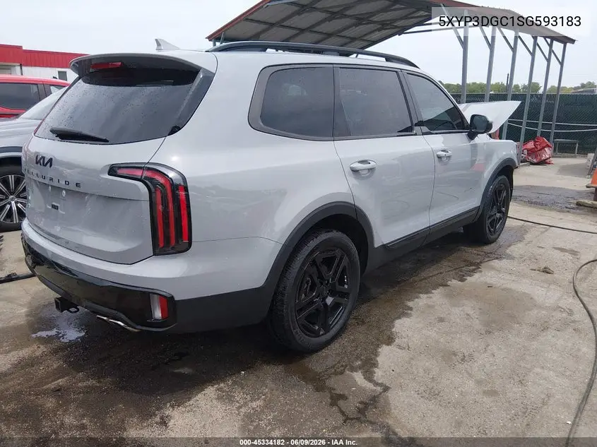 2025 Kia Telluride Ex X-Line VIN: 5XYP3DGC1SG593183 Lot: 45334182