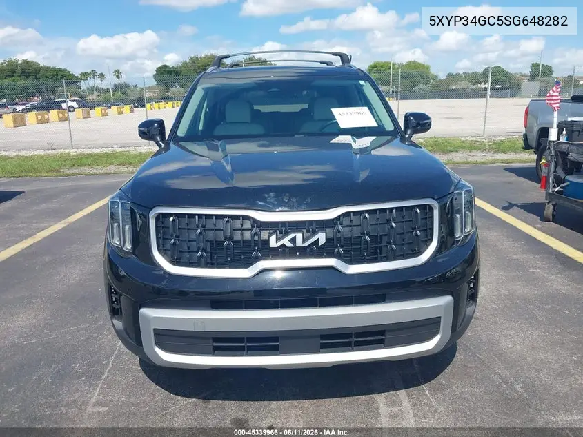 2025 Kia Telluride Ex VIN: 5XYP34GC5SG648282 Lot: 45339966