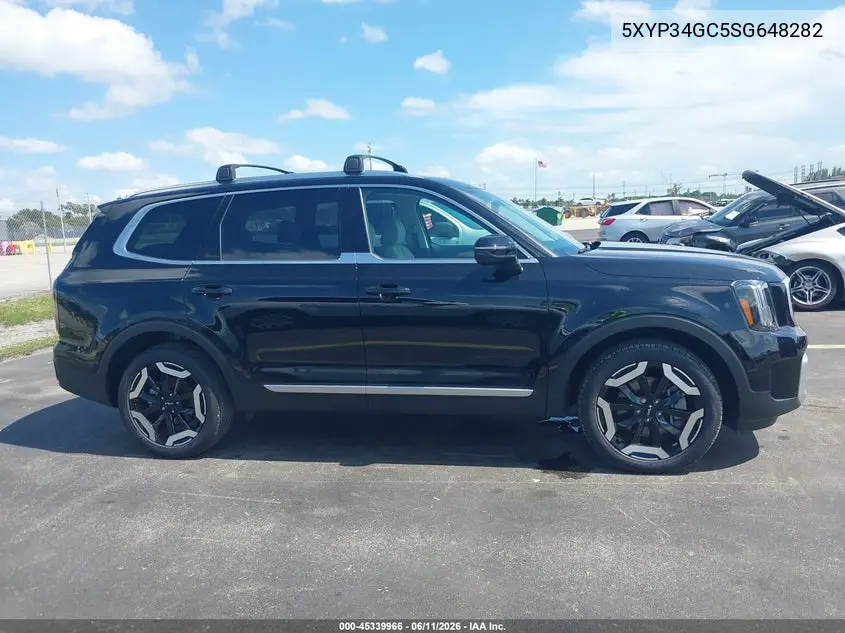 2025 Kia Telluride Ex VIN: 5XYP34GC5SG648282 Lot: 45339966