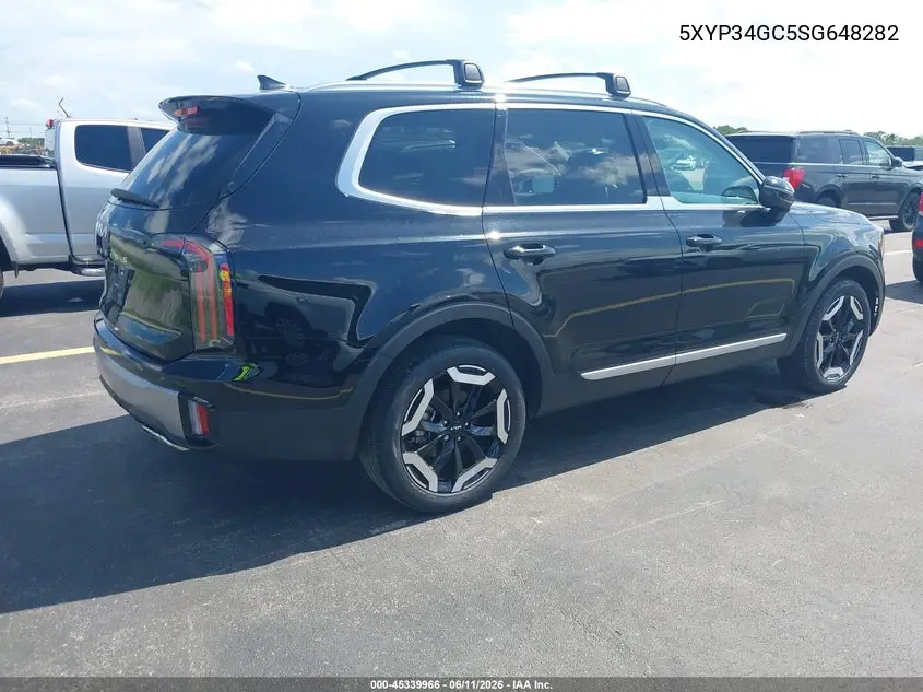 2025 Kia Telluride Ex VIN: 5XYP34GC5SG648282 Lot: 45339966