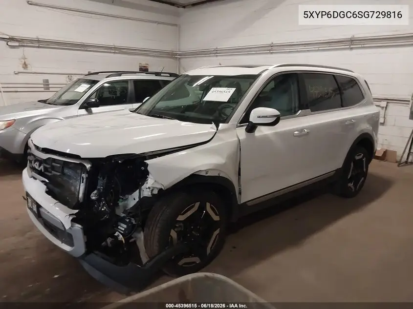 2025 Kia Telluride S VIN: 5XYP6DGC6SG729816 Lot: 45396515