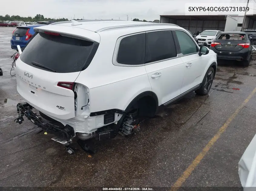 2025 Kia Telluride S VIN: 5XYP64GC6SG731839 Lot: 45448452