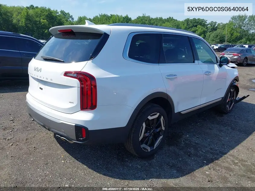 2025 Kia Telluride S VIN: 5XYP6DGC0SG640064 Lot: 45583117