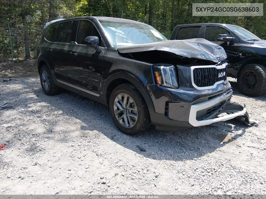 2025 Kia Telluride Lx VIN: 5XYP24GC0SG638603 Lot: 45588083