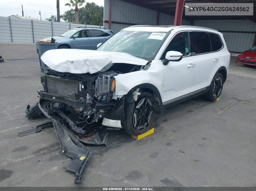 2025 Kia Telluride S VIN: 5XYP64GC2SG624562 Lot: 45609286