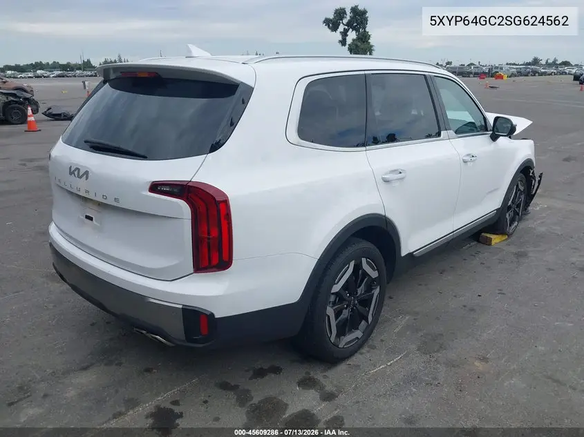 2025 Kia Telluride S VIN: 5XYP64GC2SG624562 Lot: 45609286