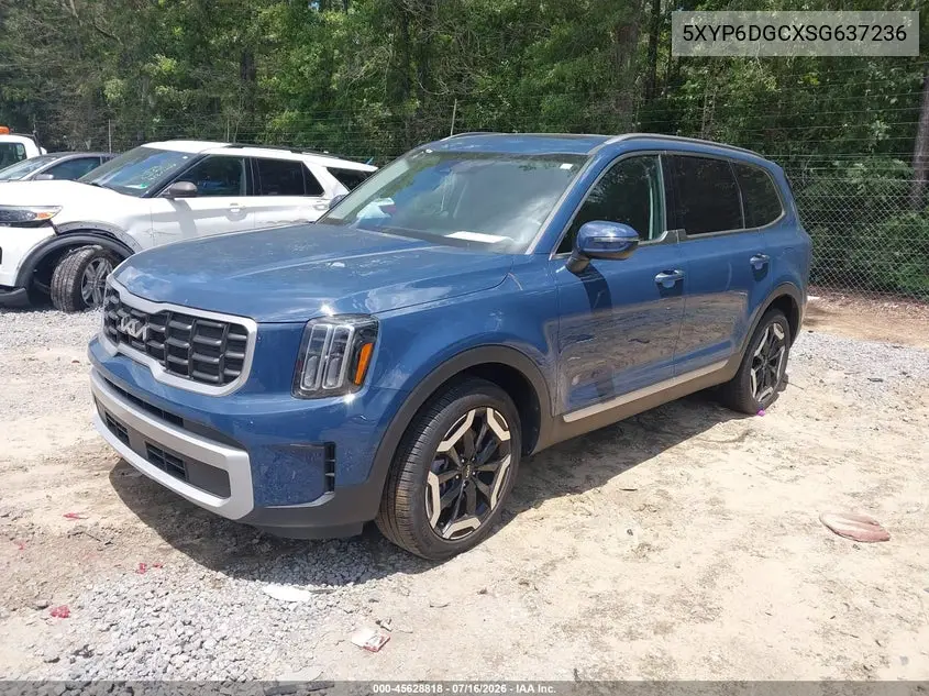 2025 Kia Telluride S VIN: 5XYP6DGCXSG637236 Lot: 45628818