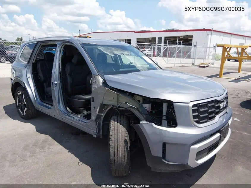 2025 Kia Telluride S VIN: 5XYP6DGC9SG700035 Lot: 45640337