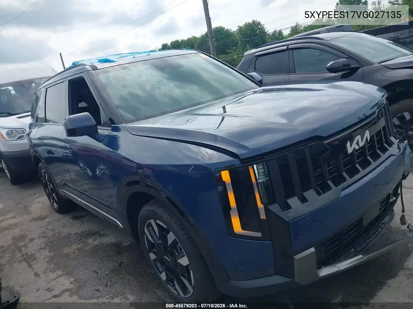 2027 Kia Telluride S VIN: 5XYPEES17VG027135 Lot: 45579203