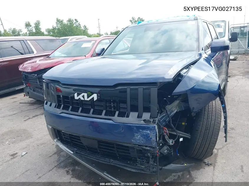 2027 Kia Telluride S VIN: 5XYPEES17VG027135 Lot: 45579203