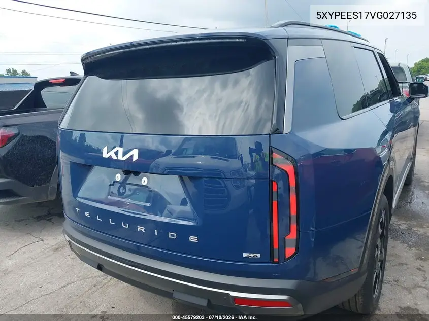 2027 Kia Telluride S VIN: 5XYPEES17VG027135 Lot: 45579203