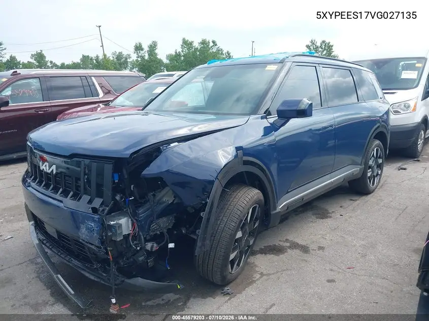 2027 Kia Telluride S VIN: 5XYPEES17VG027135 Lot: 45579203