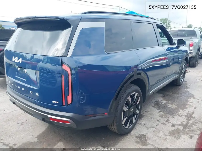 2027 Kia Telluride S VIN: 5XYPEES17VG027135 Lot: 45579203