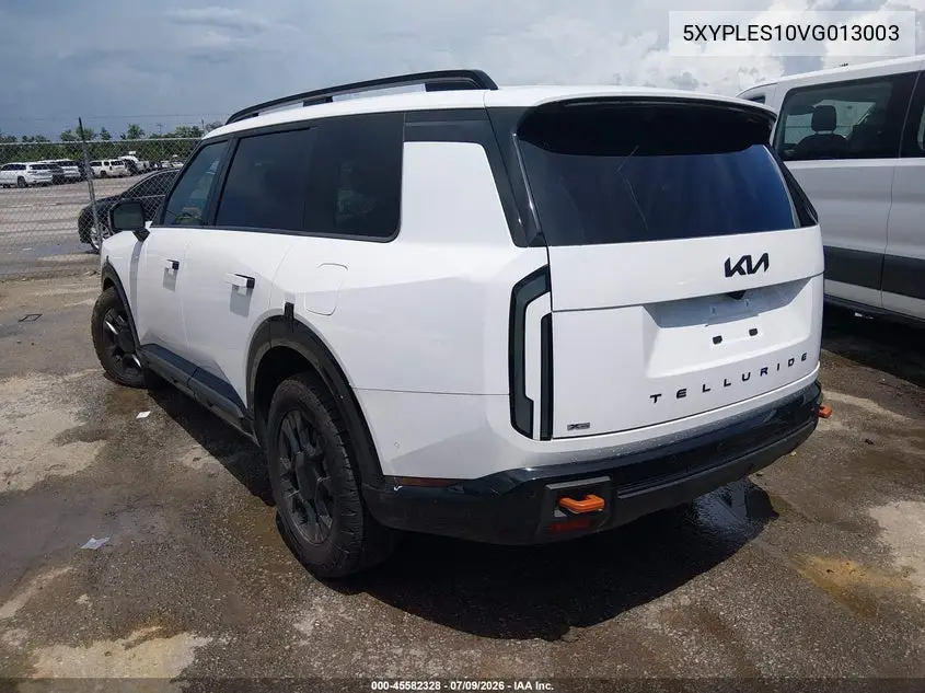 2027 Kia Telluride X-Pro Sx-Prestige VIN: 5XYPLES10VG013003 Lot: 45582328