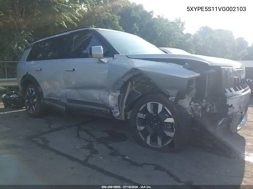 2027 Kia Telluride S VIN: 5XYPE5S11VG002103 Lot: 45619965