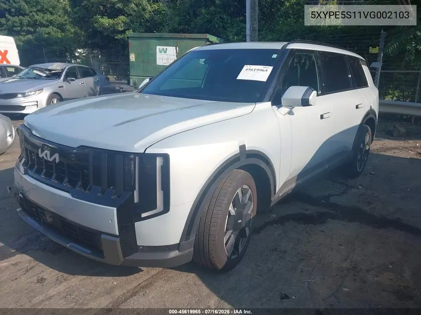 2027 Kia Telluride S VIN: 5XYPE5S11VG002103 Lot: 45619965