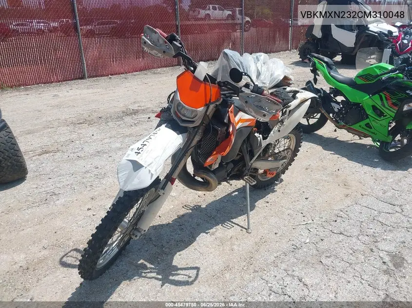 2012 Ktm 300 Xc VIN: VBKMXN232CM310048 Lot: 45479750