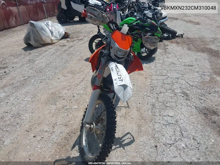 2012 Ktm 300 Xc VIN: VBKMXN232CM310048 Lot: 45479750