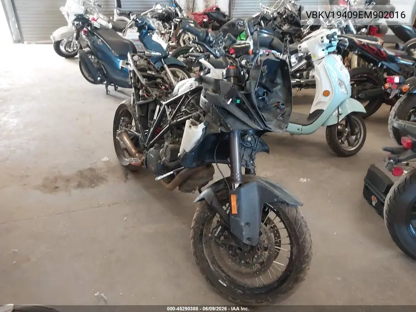 2014 Ktm 1190 Adventure VIN: VBKV19409EM902016 Lot: 45290388