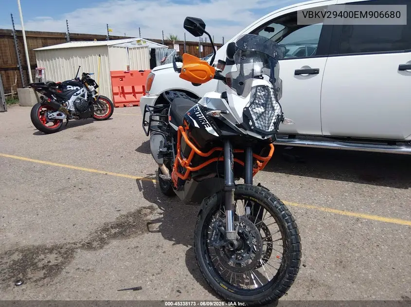 2014 Ktm 1190 Adventure R VIN: VBKV29400EM906680 Lot: 45338173